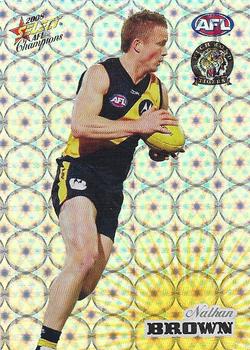 2008 Select AFL Champions - Holographic Foils #HF137 Nathan Brown Front